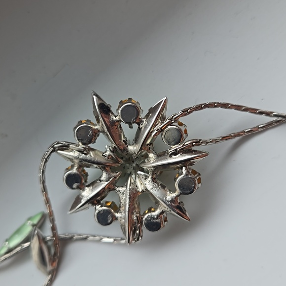 #6 Green crystal necklace - Picture 7 of 8